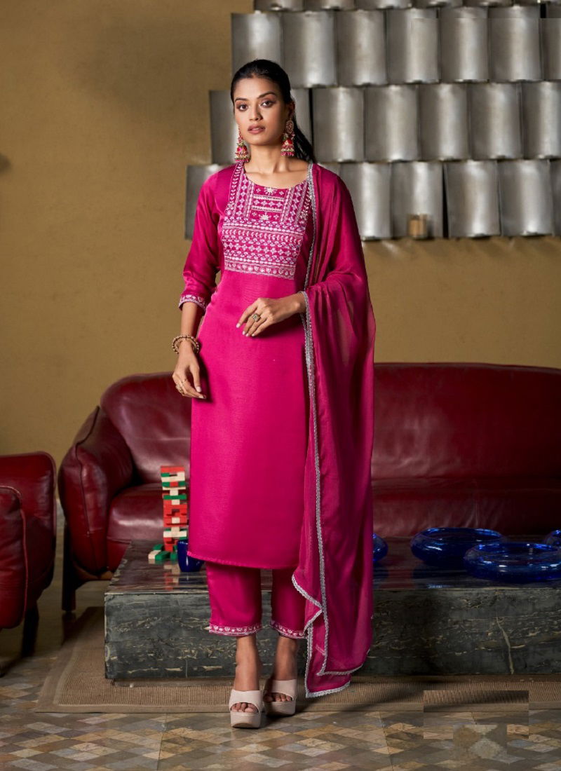 Riyaz 100Miles Embroidery Readymade Suits Catalog